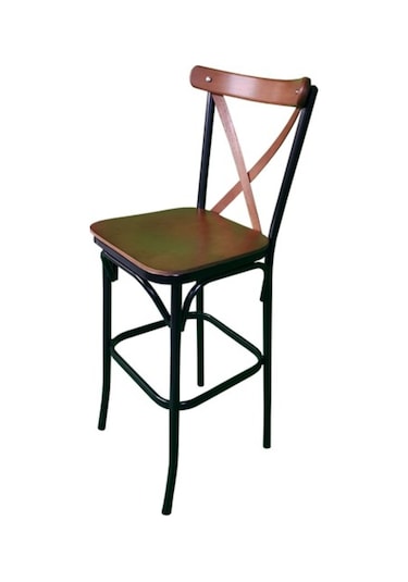 Tonet Bar Sandalyesi Bar Taburesi Mutfak Sandalye Cafe Sandalyesi Ceviz