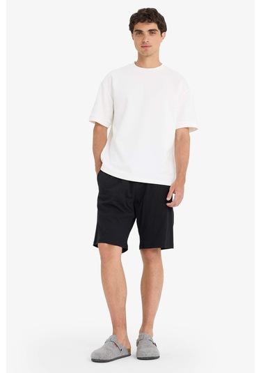 Defacto Regular Fit Basic Düz Cepli Şort Pijama Altı Z6848az25hsbk81 Siyah Defacto Regular Fit Basic Düz Cepli Şort Pijama Altı Z6848az25hsbk81 Siyah