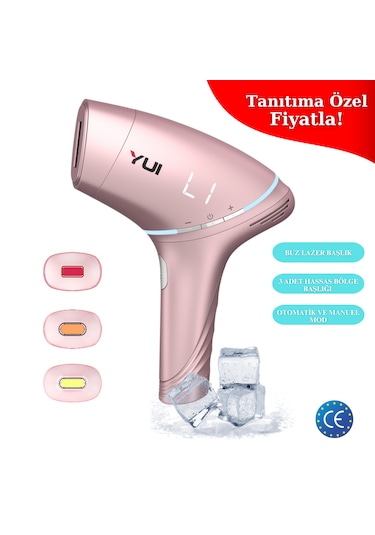 Yui Iplv15 Pro 3 Başlıklı Buz Lazer Epilasyon Cihazı
