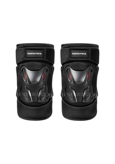 Supermarket1 Geçişyumma Lokomotif Diz Pedleri Siyah Takım, Dizlik İki Parçalı, Fu Yu Marka, Yetişkin Kullanımı, Pp/eva Gövde Siyah