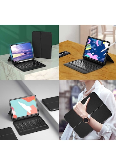 Wiwu Keyboard Folio Kablosuz Klavyeli Kılıf - ZORE-218631