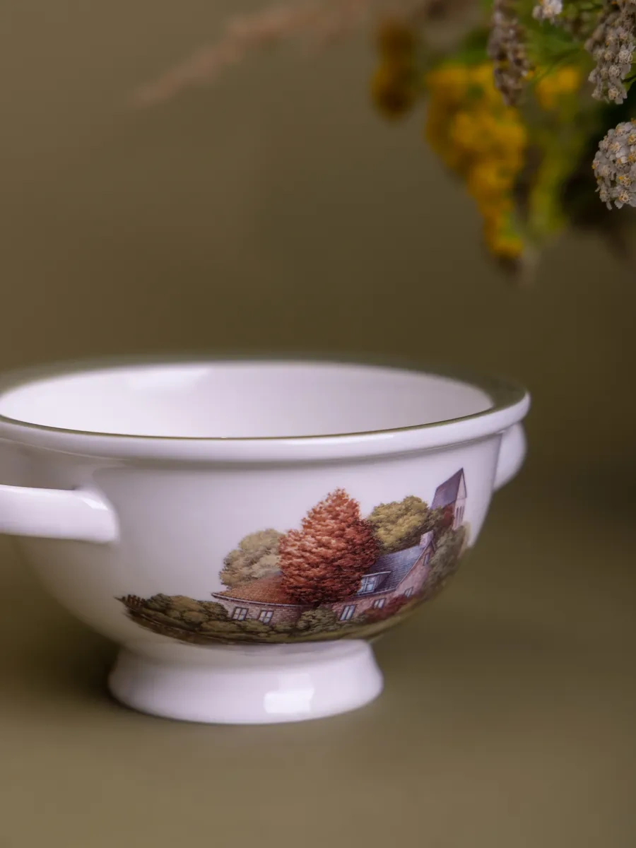 Lefard "family House" 300 Ml Saplı Salata Kasesi Hayırda Yassı Kap 204481744 Beyaz