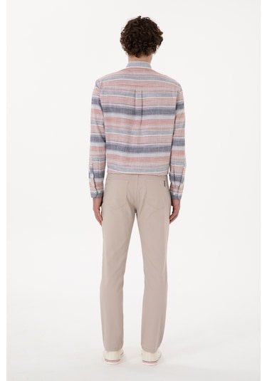 U.s. Polo Assn. Erkek Taş Pantolon Kanvas-chino 50309119-vr049 Tas Taş Rengi