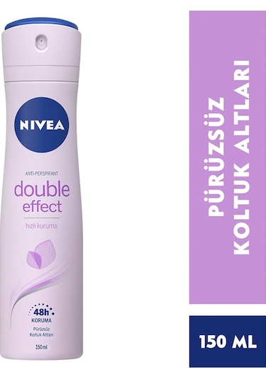Nivea Double Effect 48H Kadın Sprey Deodorant 150 ML