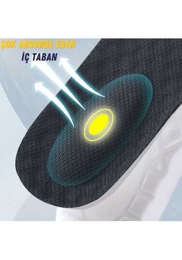 Anatomik, Rahat, Koşucu, Sporcu, Ayakkabı Tabanlığı, Siyah 42-43