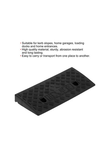 Lemestar "taşınabilir Kaymaz Plastik Kaldırım Rampası - 5cm Kalınlık, Hafif Ve Dayanıklı"