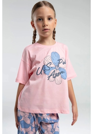 U.s. Polo Assn Pijama Takımı Usb2077 Somon