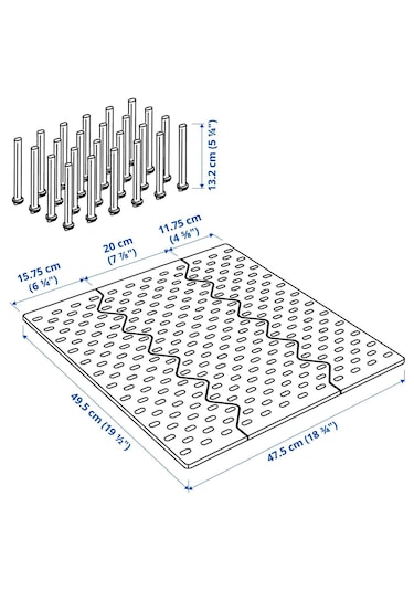 Ikea Uppdatera Antrasit 60 Cm Çekmece Düzenleyici