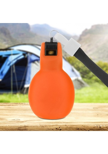 Homyl Boyunluklu El Düdükleri Kamp Için Yüksek Turuncu Turuncu