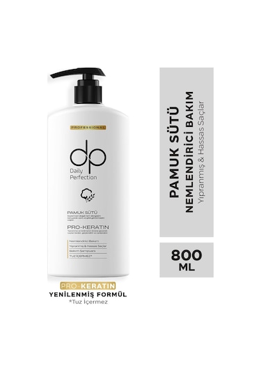 Dp Daily Perfection Şampuan Pamuk Sütü 800 ML