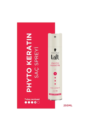 Taft Phyto-Keratin Saç Spreyi 4 Ultra Güçlü 250 ML
