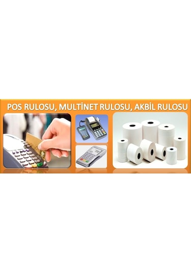 Yazar Kasa Fişi 56 MM x 16 MT Termal Pos Rulo 10 Adet