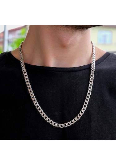 Gurmet Model Paslanmaz Kral Çelik Erkek Kolye Çelik