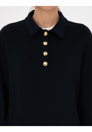 Pierre Cardin Kadın Lacivert Sweatshirt 50309070-vr033 Lacivert