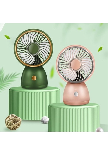 3 Hız Taşınabilir Hava Soğutma Fanları Usb Masaüstü Mini Fan Ayarlanabilir Kafa Hava Soğutucu Ofis Ev Seyahat Için, Pembe 7768 Renkli