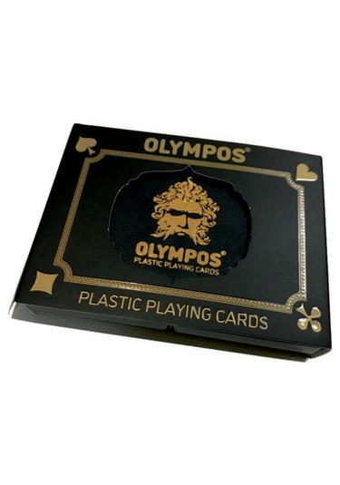 Angora Olympos Plastik Oyun Kağıdı Iskambil Kağıdı Çift Deste