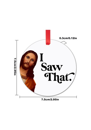 Qingmipy "özel Tasarım Beyaz Seramik Noel Süsü - İsa'nın Doğuşu Temalı Dekor, Hediye" Çok Renkli