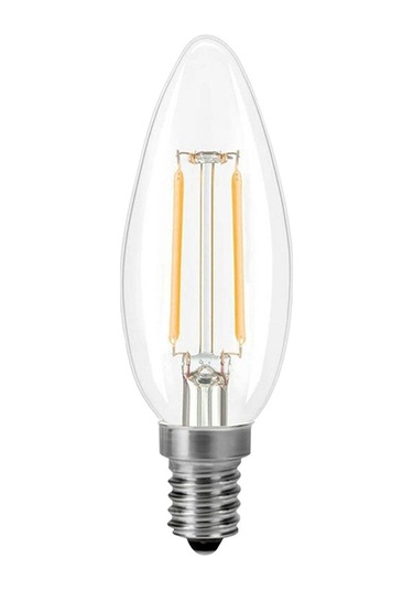 Novahub 2700k Sıcak Beyaz, Vintage Filament, 20w Eşdeğer, Uzun Ömür Led, E14 Ampul Şeffaf
