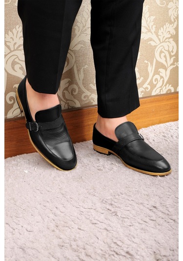 Ducavelli Fiela Hakiki Deri Erkek Klasik Ayakkabı, Loafer Klasik 001