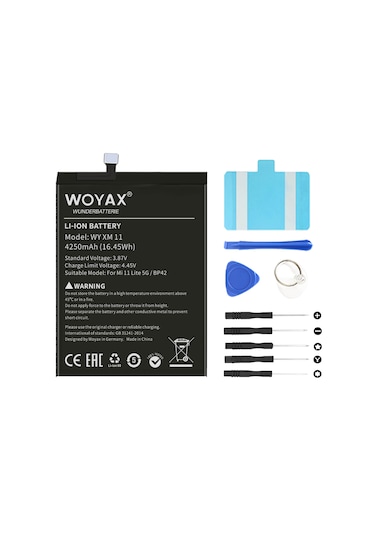 Woyax By Deji Xiaomi Mi 11 Lite 5g Mucize Batarya