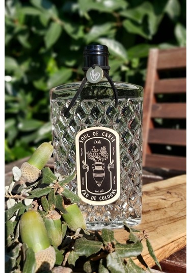 Meşe Kokulu Soul Of Caria Eau De Kolonya 200 ML Özel Cam Şişe