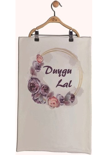 Pia Baby Gl 1919-11 Isme Özel Bebek Battaniye Yastık Seti Çok Renkli