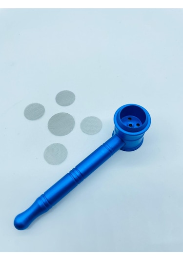 Alcan Metal Pipo 2 Parça Süzgeçli Pipo 10 CM