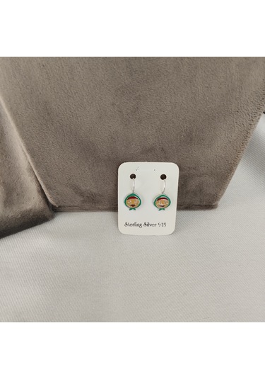 929 Ayar Gümüş Çocuk Küpesi Zarif Ve Güvenli Tasarım Model 6 Gümüş