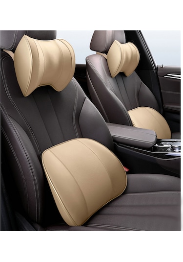 Teltree Siyah Araba Boyun Yastığı - Hafıza Pamuklu, Nefes Alabilir Koltuk Yastığı - Mevsimler Arası Konfor Saati