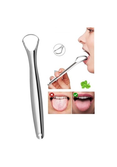 Paslanmaz Çelik Dil Temizleyici Çok Renkli