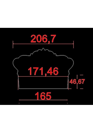 Tdmmobilya Ahşap Yatak Başlık. Cnc Işlemeli Karyola Başlık Tdm Başlık-10001