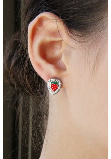 Argentum Concept 925 Ayar Gümüş Çilek Küpe - K009701