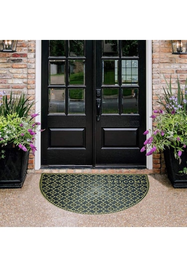 Myfloor Sarı Welcome Yazılı Toz Ve Çamur Sıyırıcı Kauçuk Kapı Önü Paspası