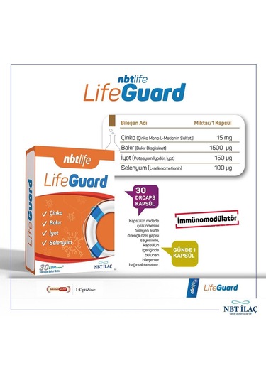 Nbt Life Lifeguard 30 Kapsül 3 Adet