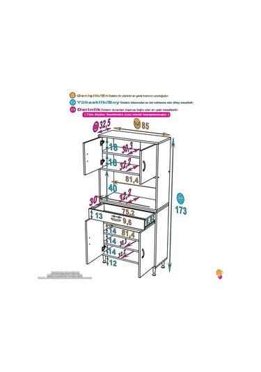 Modilayn Arda Banyo Dolabı 85x173x32,5cm 1 Çekmece 4 Kapak Ve 7 Raflı İhtiyaca Uygun Kolay Kurulum Beyaz Modilayn Arda Banyo Dolabı 85x173x32,5cm 1 Çekmece 4 Kapak Ve 7 Raflı İhtiyaca Uygun Kolay Kurulum Beyaz