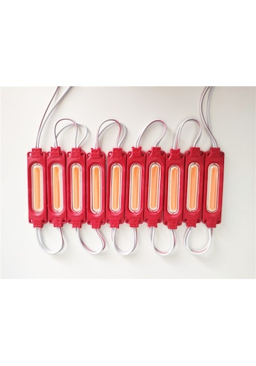 Replax Parmak Cob Led Kırmızı 24 Volt Su Geçirmez 10,lu 0409976