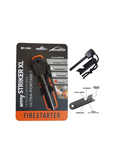 Evolite Army  Ateş Başlatıcı 12000 Striker XL Siyah