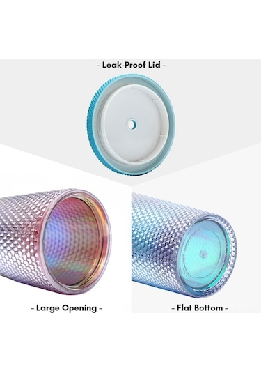 Novahub Renkli Şeffaf Abs Su Bardağı - 22.8cm, 310g, Farklı Renkler Mevcut Diğer