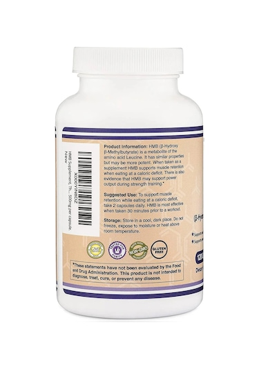 Hmb 1,000 Mg 120 Capsules
