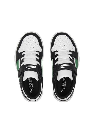 Puma Rebound Lay-up Lo Bantlı Çocuk Ayakkabı 370492 18 Beyaz