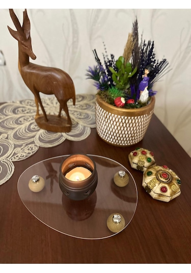 Sammwood Lüx Vip Şeffaf Organizer... Altın - Şeffaf