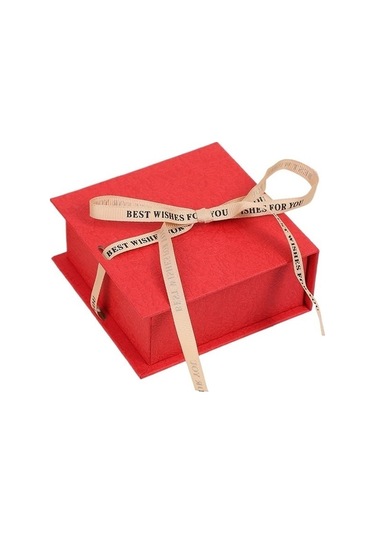 Soulader Şık Ve Kullanışlı Mücevher Saklama Kutusu - Yüzük, Bilezik Ve Takılarınız İçin Organizör Kutu Kırmızı