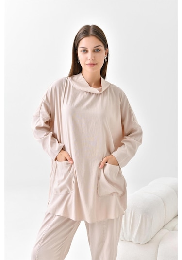 Ftz Women Kadın Takım Beige 30508-beıge Bej