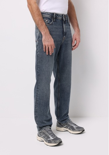 Colins Loose Straight Fit Erkek İndigo Jean Pantolon Cl1076978 Q1.v1 Dn44602 Denim