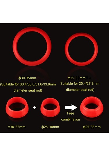 Sones 10 Adet Dağ Bisikleti Sele Borusu Su Geçirmez Toz Geçirmez Kılıf, Renk: 30-35 Mm İçin Mavi