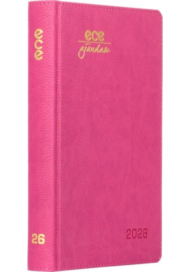 Ece Ajanda 14x20 Cm Ajanda 2026 Kemer Pembe Pembe