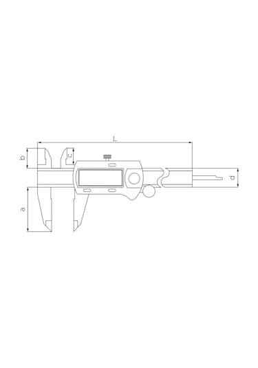 Fett 0-150mmx0.01 Asimeto Dijital Kumpas New Line As-307261