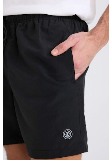 Defacto File Astarlı Kısa Boy Deniz Şortu N0131az25hsbk27 Siyah Defacto File Astarlı Kısa Boy Deniz Şortu N0131az25hsbk27 Siyah