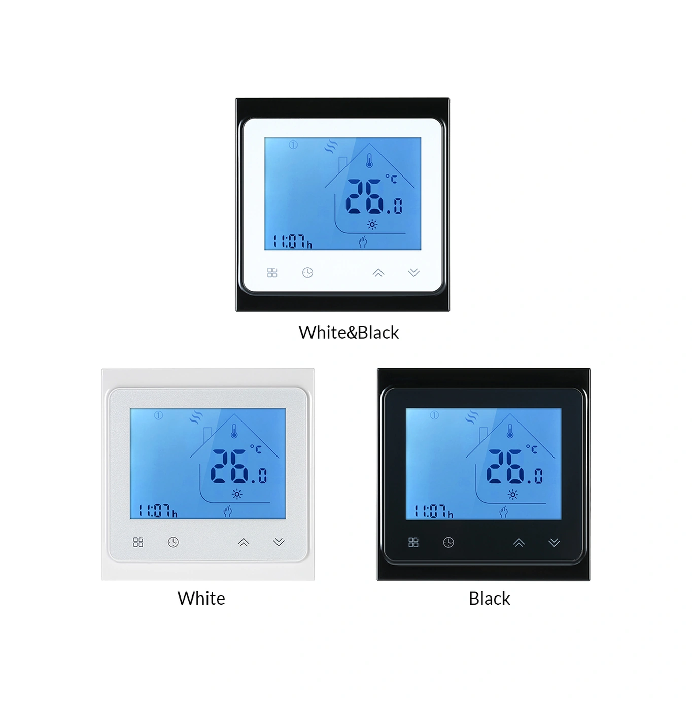 Geeksen Beyaz Bht-002gc Gaz Kazan Isıtma Termostati - Kolay Kurulumlu, Lcd Ekranlı, Enerji Tasarruflu Sıcaklık Kontrol Cihazı