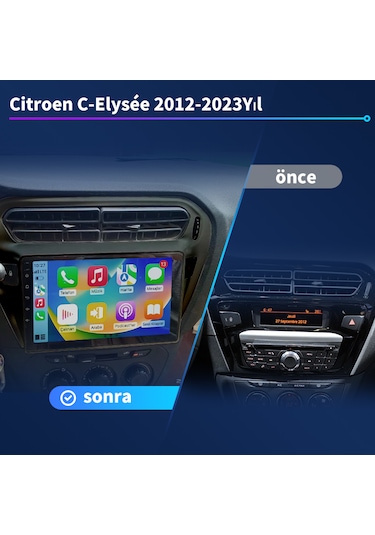 Peugeot 301 2012-2023yıl Android 2gb Ram 32gb Rom Multimedya